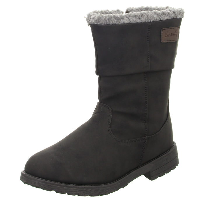 girlZ onlY Schlupf-/Klettstiefelette Warmfutter - SchuhEggers.de