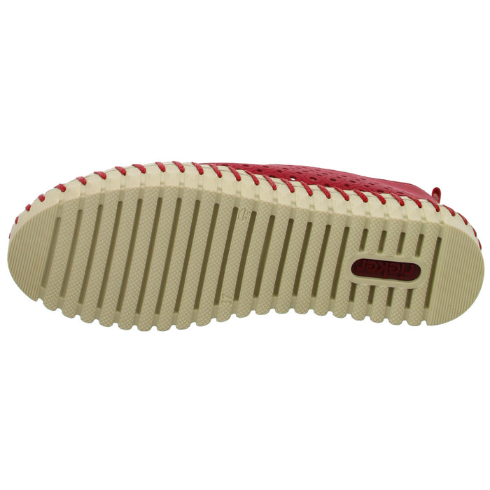 Rieker Slipper/Kletthalbschuh luftdurchlässig (durchbrochenes/geflochtenes Obermaterial) - SchuhEggers.de