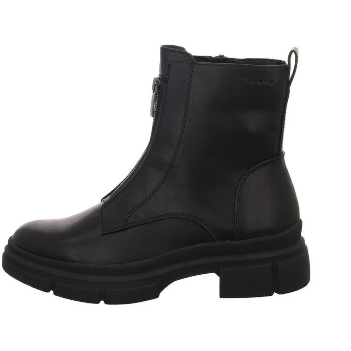 Tamaris slip-on/zip-up ankle boots with cold lining and up to 35mm heel (casual)