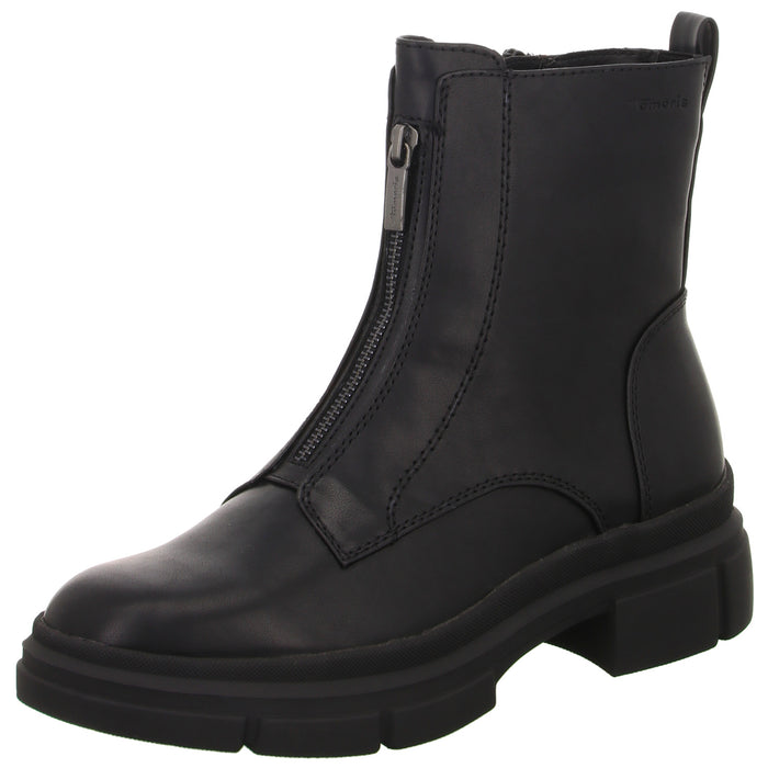Tamaris slip-on/zip-up ankle boots with cold lining and up to 35mm heel (casual)