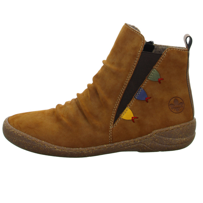 Rieker Schlupf-/Reißverschlußstiefelette Kaltfutter bis 35mm Absatz (casual) - SchuhEggers.de