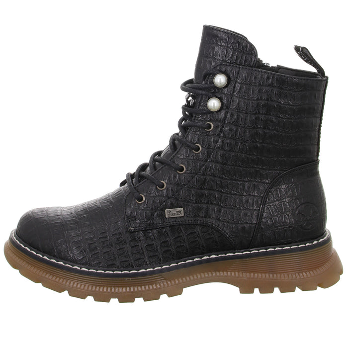 Rieker Schnürstiefelette Warmfutter bis 35mm Absatz (casual) - SchuhEggers.de
