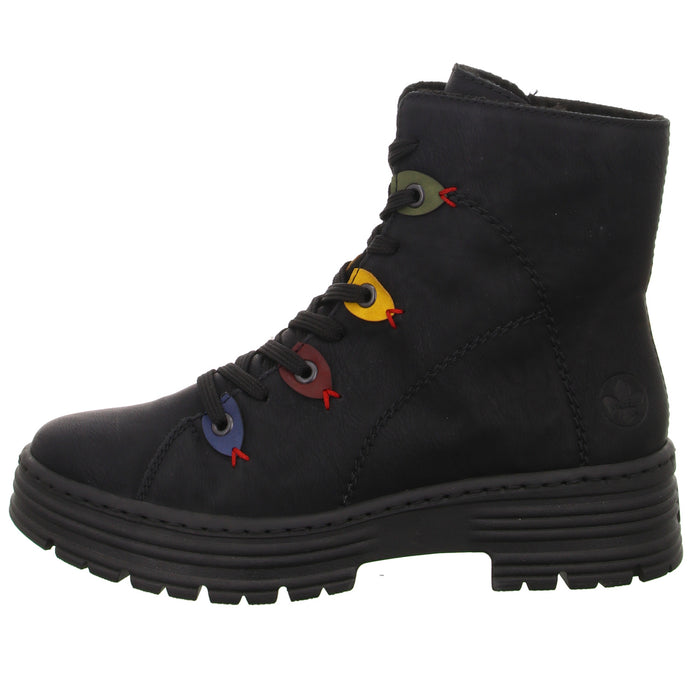 Rieker Schnürstiefelette Warmfutter bis 35mm Absatz (casual) - SchuhEggers.de