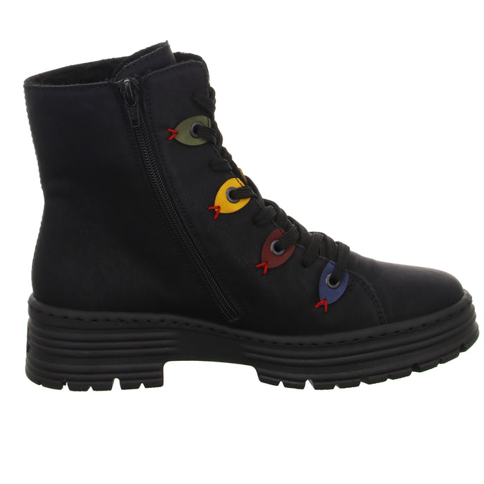 Rieker Schnürstiefelette Warmfutter bis 35mm Absatz (casual) - SchuhEggers.de
