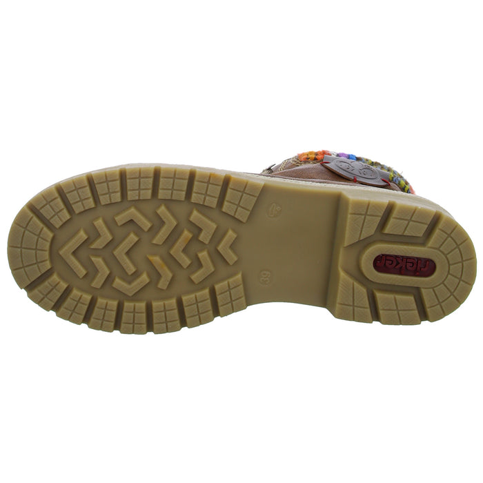 Rieker Schnürstiefelette Warmfutter bis 35mm Absatz (casual) - SchuhEggers.de