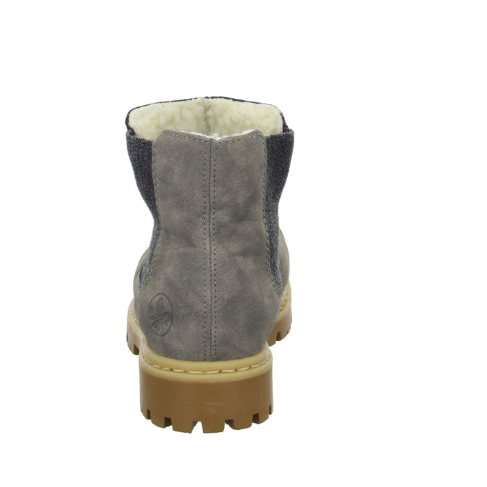 Rieker Schlupf-/Reißverschlußstiefelette Warmfutter bis 35mm Absatz (casual) - SchuhEggers.de
