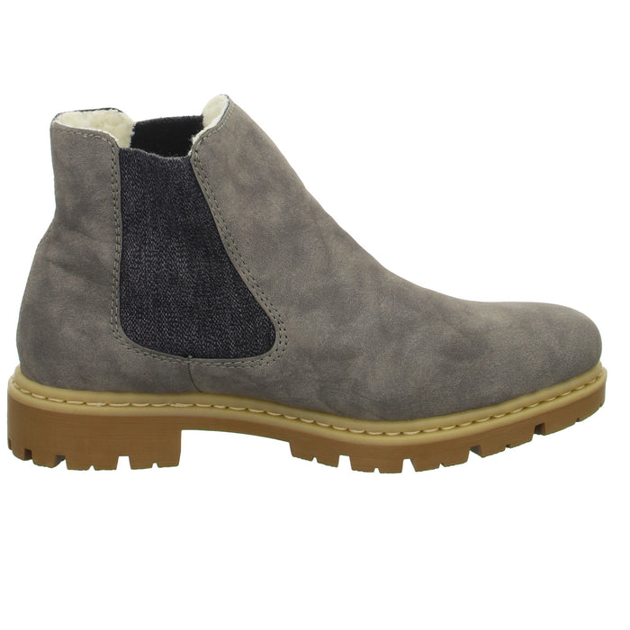Rieker Schlupf-/Reißverschlußstiefelette Warmfutter bis 35mm Absatz (casual) - SchuhEggers.de
