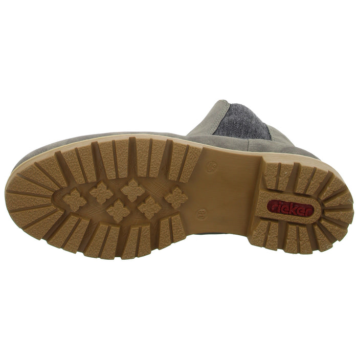 Rieker Schlupf-/Reißverschlußstiefelette Warmfutter bis 35mm Absatz (casual) - SchuhEggers.de
