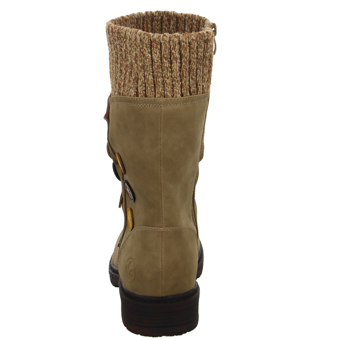 Rieker Schlupf-/Reißverschlußstiefelette Warmfutter bis 35mm Absatz (casual) - SchuhEggers.de