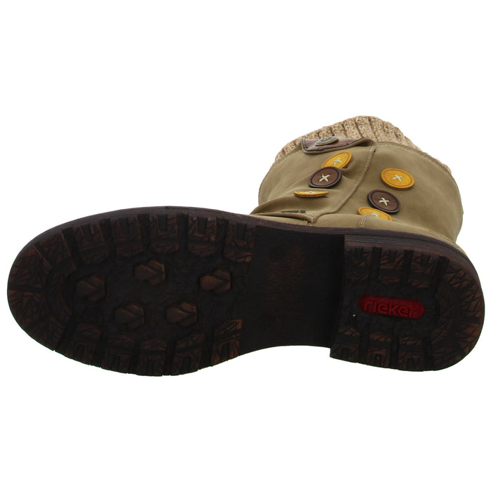 Rieker Schlupf-/Reißverschlußstiefelette Warmfutter bis 35mm Absatz (casual) - SchuhEggers.de