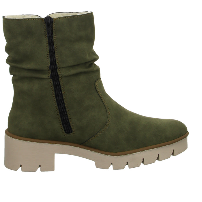 Rieker Schlupf-/Reißverschlußstiefelette Warmfutter bis 35mm Absatz (casual) - SchuhEggers.de
