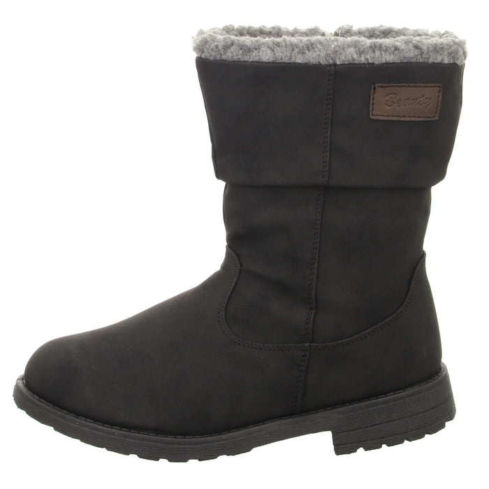 girlZ onlY Schlupf-/Klettstiefelette Warmfutter - SchuhEggers.de