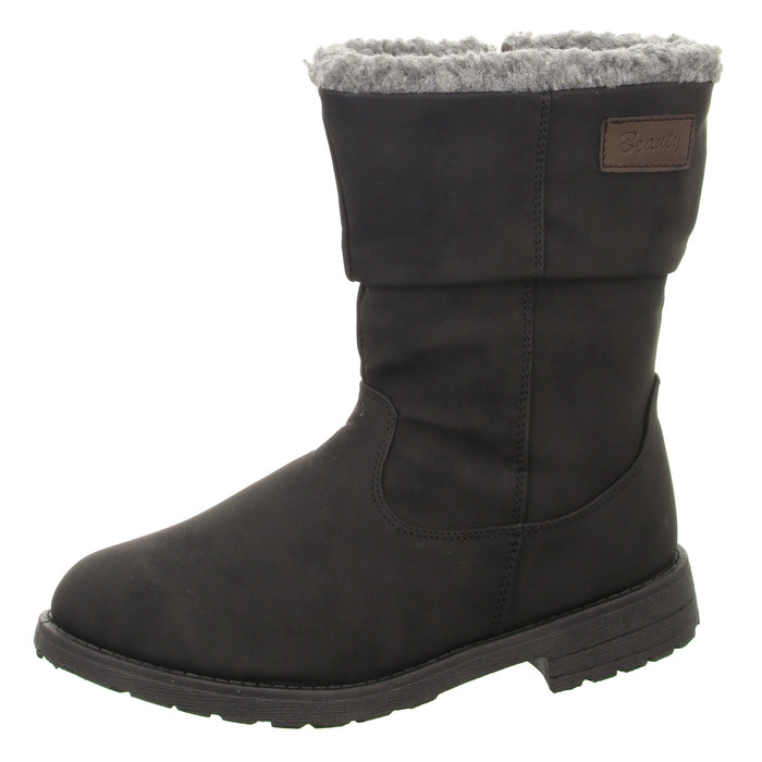 girlZ onlY Schlupf-/Klettstiefelette Warmfutter - SchuhEggers.de