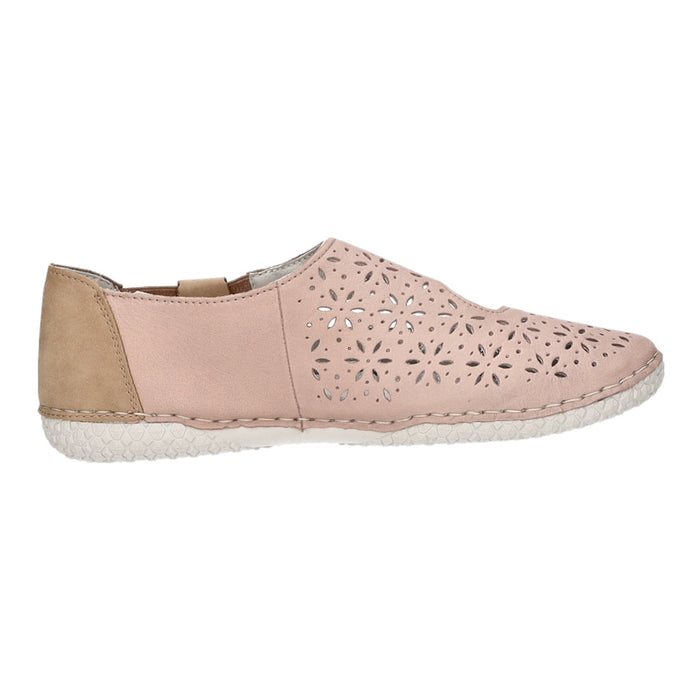 Rieker Slipper/Kletthalbschuh luftdurchlässig (durchbrochenes/geflochtenes Obermaterial) - SchuhEggers.de