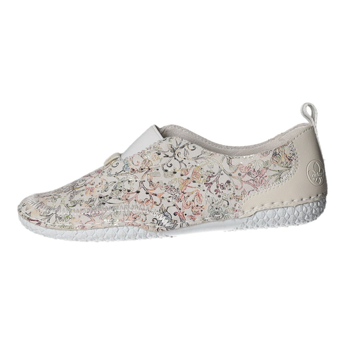 Rieker Slipper/Kletthalbschuh luftdurchlässig (durchbrochenes/geflochtenes Obermaterial) - SchuhEggers.de