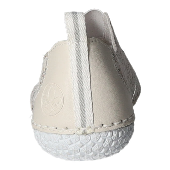 Rieker Slipper/Kletthalbschuh luftdurchlässig (durchbrochenes/geflochtenes Obermaterial) - SchuhEggers.de