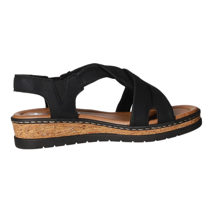 Rieker Keil Sandalette ab 30mm Sohlenhöhe - SchuhEggers.de