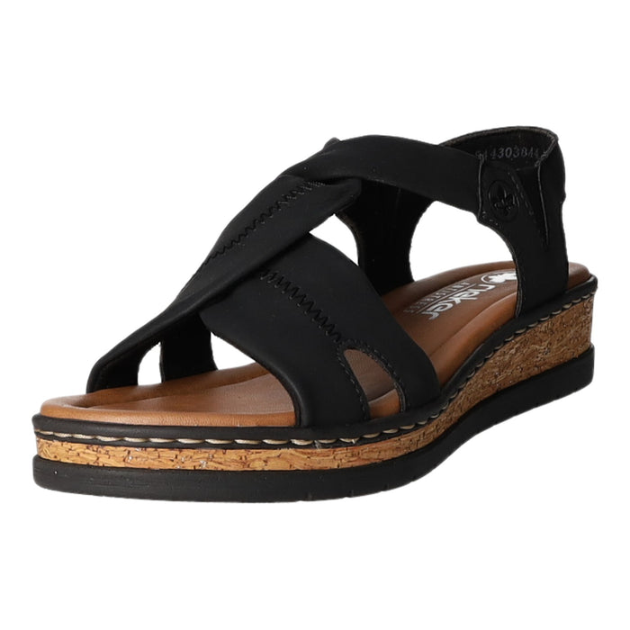 Rieker Keil Sandalette ab 30mm Sohlenhöhe - SchuhEggers.de