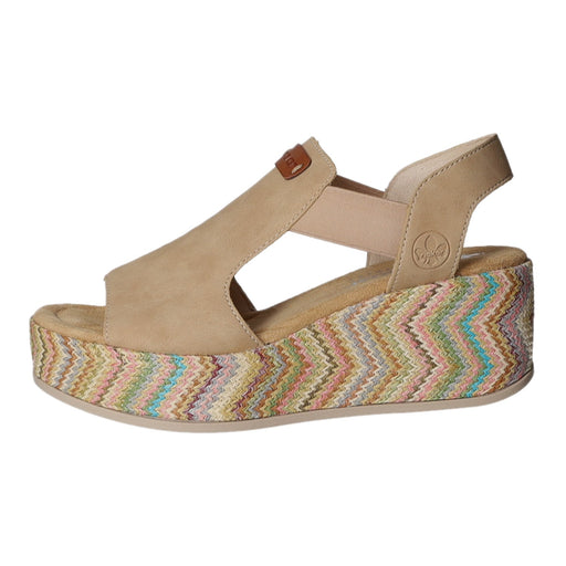 Rieker Keil Sandalette ab 30mm Sohlenhöhe - SchuhEggers.de