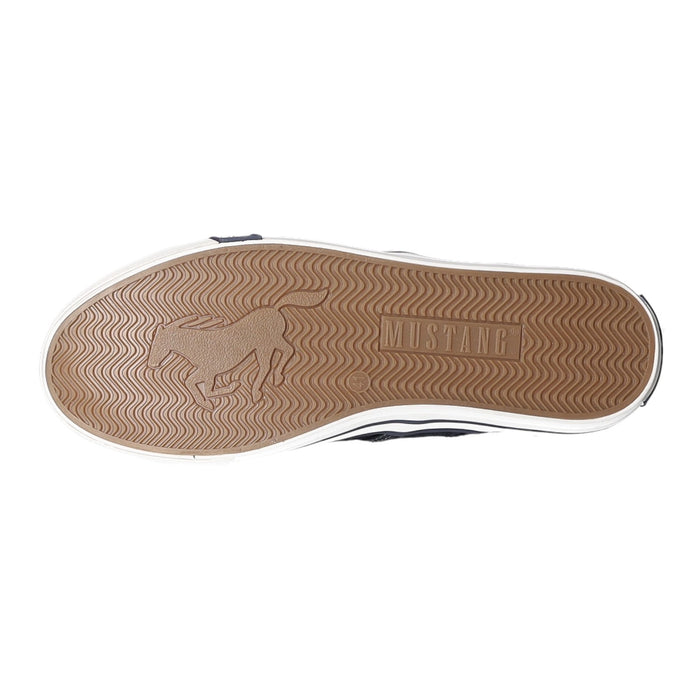 MUSTANG Leinen Schnürhalbschuh