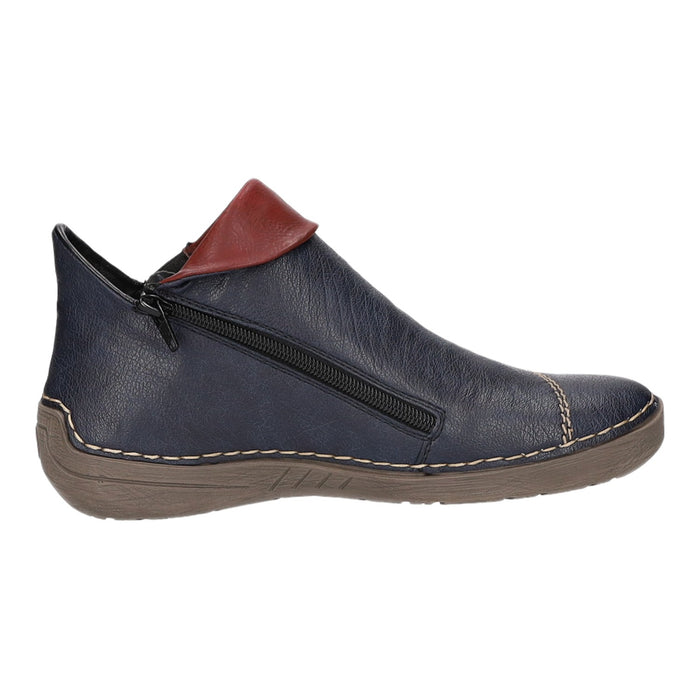 Rieker Schlupf-/Reißverschlußstiefelette Kaltfutter bis 35mm Absatz (casual)