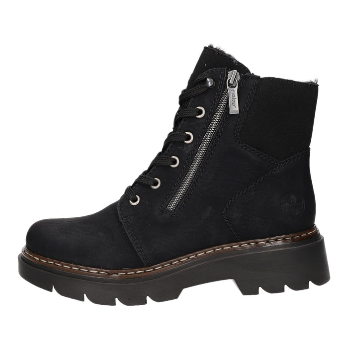 Rieker Schnürstiefelette Warmfutter bis 35mm Absatz (casual)