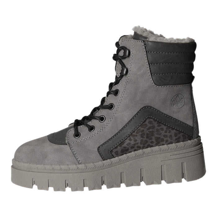 Rieker Schnürstiefelette Warmfutter bis 35mm Absatz (casual) - SchuhEggers.de