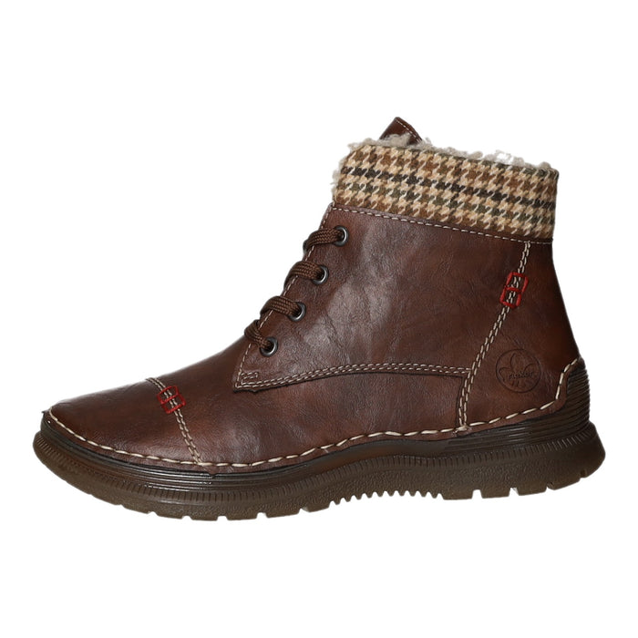 Rieker Schnürstiefelette Warmfutter bis 35mm Absatz (casual)