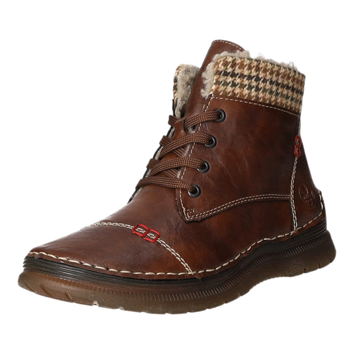 Rieker Schnürstiefelette Warmfutter bis 35mm Absatz (casual)
