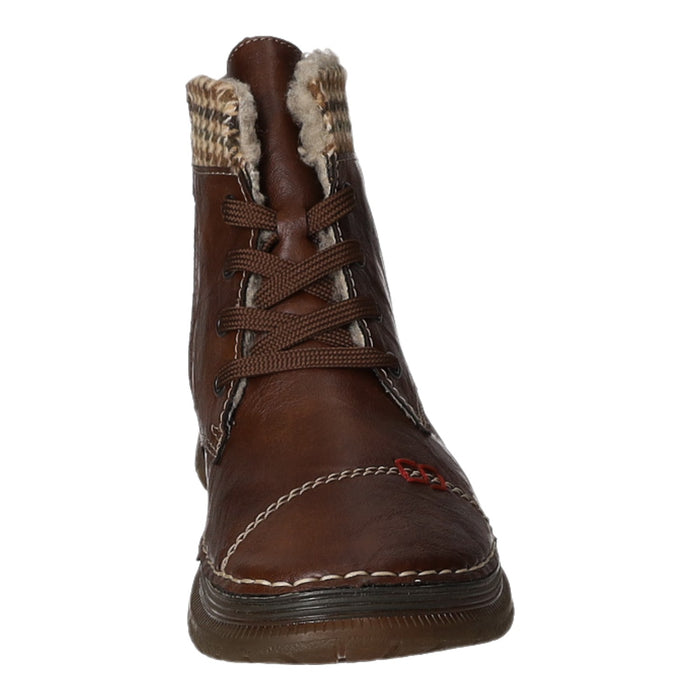 Rieker Schnürstiefelette Warmfutter bis 35mm Absatz (casual)