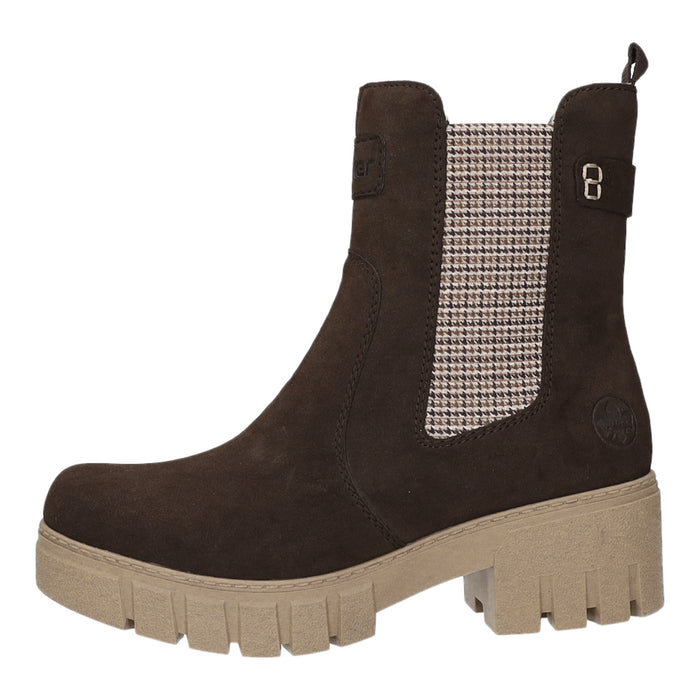Rieker Schlupf-/Reißverschlußstiefelette Warmfutter ab 35mm Absatz