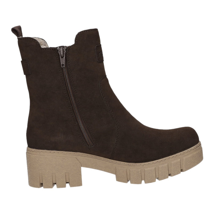 Rieker Schlupf-/Reißverschlußstiefelette Warmfutter ab 35mm Absatz