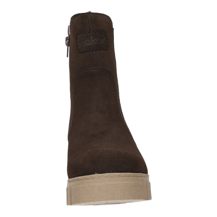 Rieker Schlupf-/Reißverschlußstiefelette Warmfutter ab 35mm Absatz