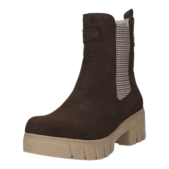 Rieker Schlupf-/Reißverschlußstiefelette Warmfutter ab 35mm Absatz