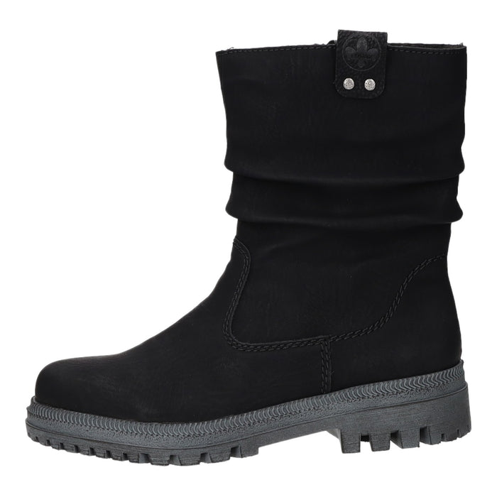 Rieker Schlupf-/Reißverschlußstiefelette Warmfutter bis 35mm Absatz (casual)