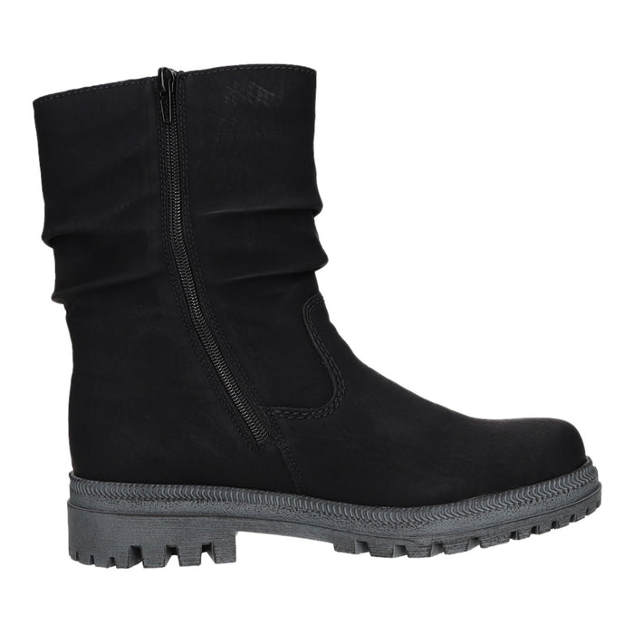 Rieker Schlupf-/Reißverschlußstiefelette Warmfutter bis 35mm Absatz (casual)