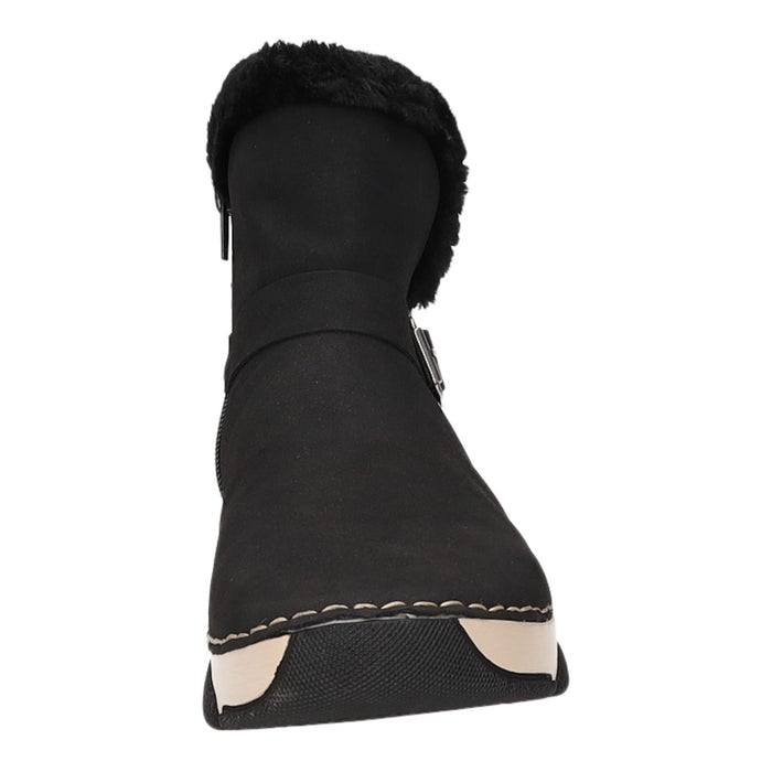 Rieker Schlupf-/Reißverschlußstiefelette Warmfutter bis 35mm Absatz (casual) - SchuhEggers.de