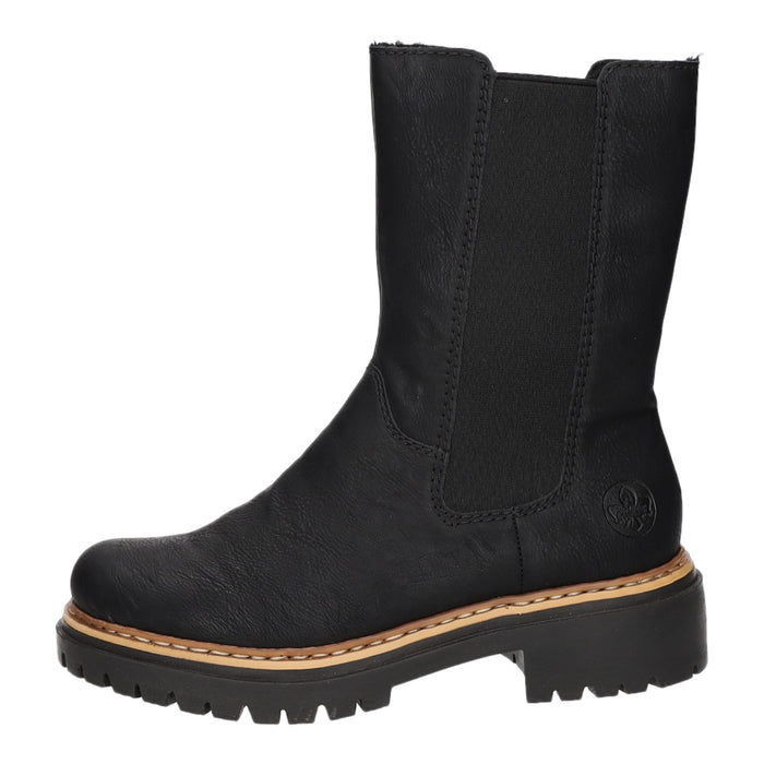 Rieker Schlupf-/Reißverschlußstiefelette Warmfutter bis 35mm Absatz (casual)