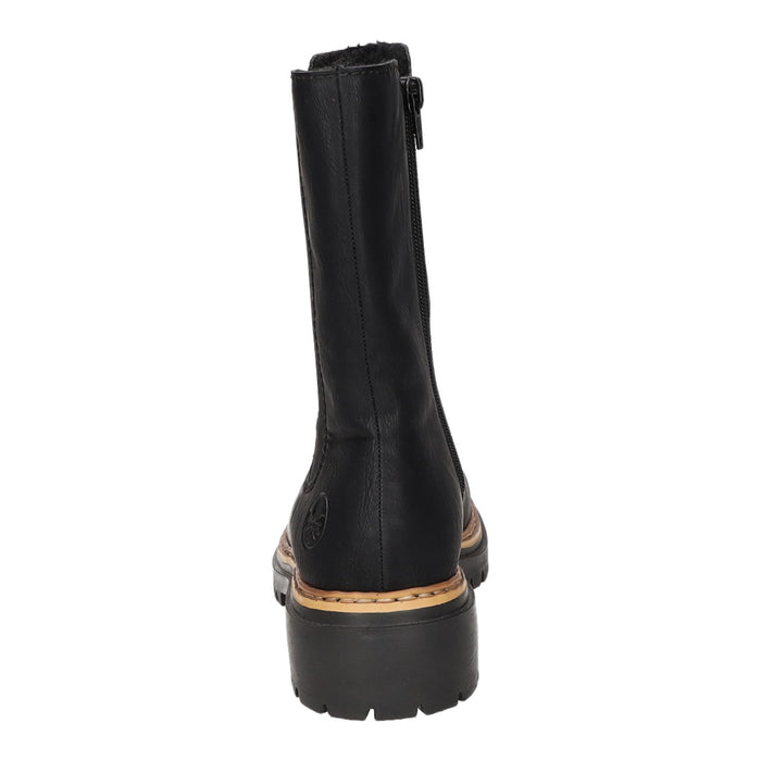 Rieker Schlupf-/Reißverschlußstiefelette Warmfutter bis 35mm Absatz (casual)
