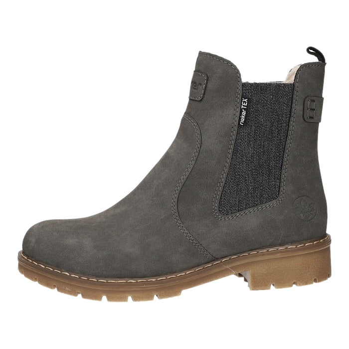 Rieker Schlupf-/Reißverschlußstiefelette Warmfutter bis 35mm Absatz (casual)