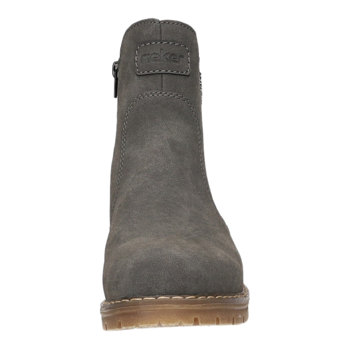 Rieker Schlupf-/Reißverschlußstiefelette Warmfutter bis 35mm Absatz (casual)