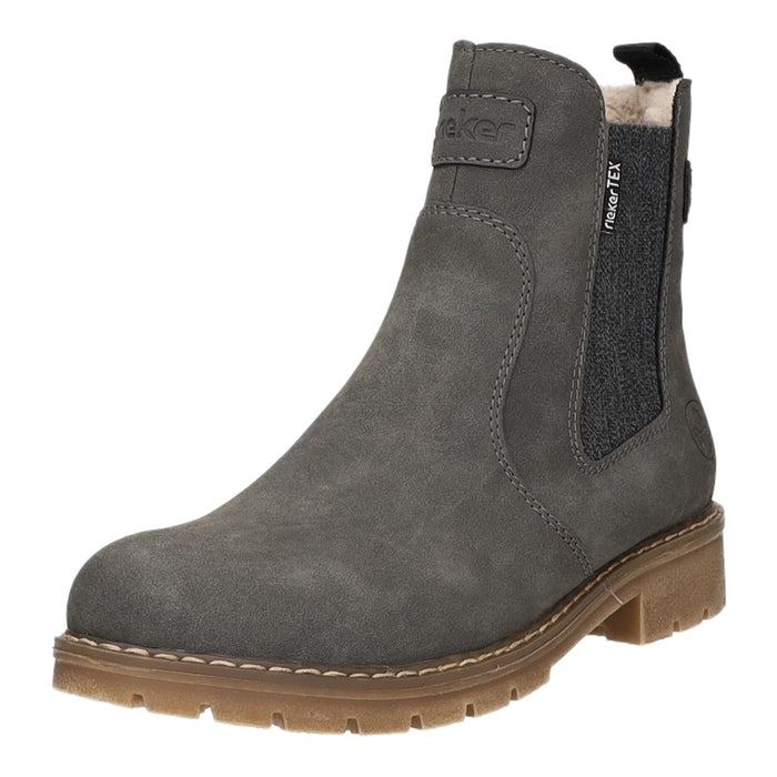Rieker Schlupf-/Reißverschlußstiefelette Warmfutter bis 35mm Absatz (casual)