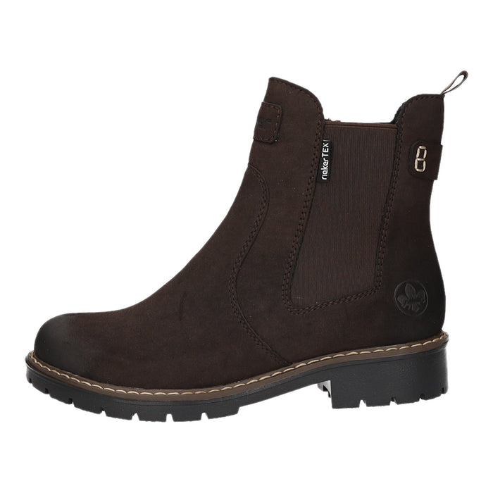 Rieker Schlupf-/Reißverschlußstiefelette Warmfutter bis 35mm Absatz (casual)