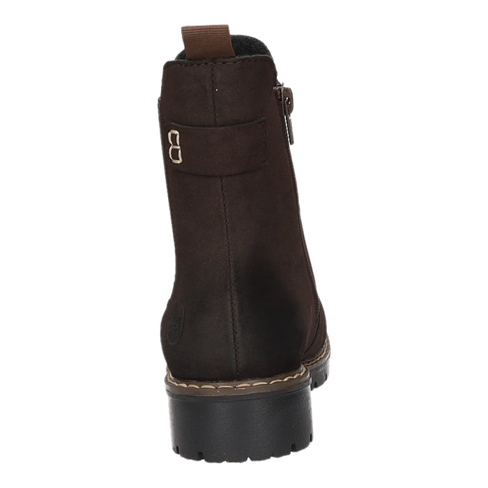 Rieker Schlupf-/Reißverschlußstiefelette Warmfutter bis 35mm Absatz (casual)