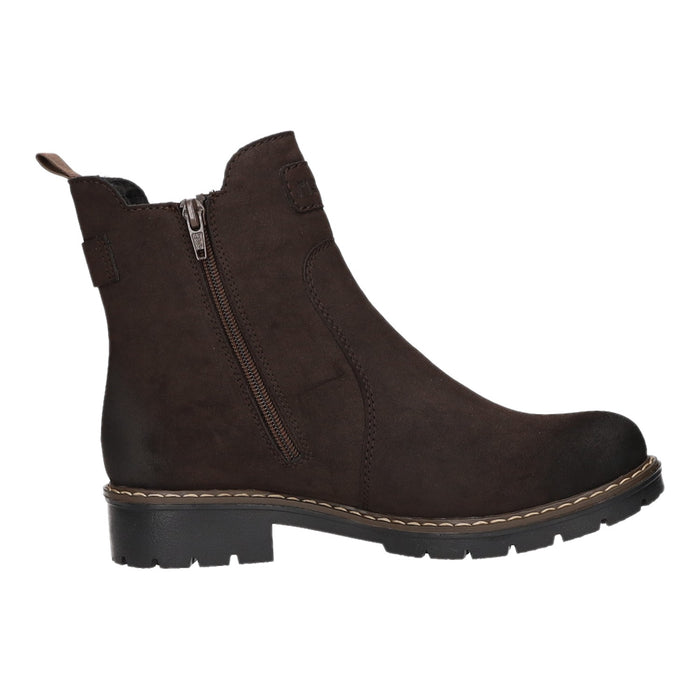 Rieker Schlupf-/Reißverschlußstiefelette Warmfutter bis 35mm Absatz (casual)