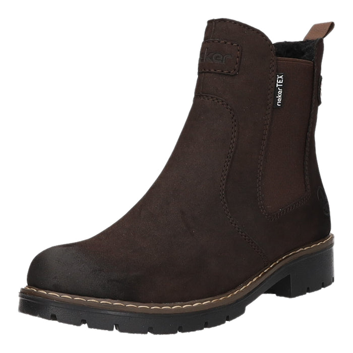 Rieker Schlupf-/Reißverschlußstiefelette Warmfutter bis 35mm Absatz (casual)