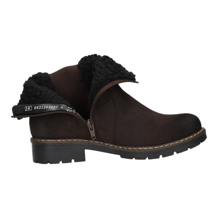Rieker Schlupf-/Reißverschlußstiefelette Warmfutter bis 35mm Absatz (casual)