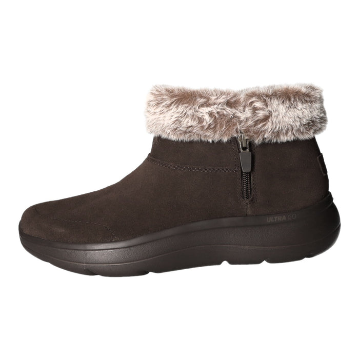 Skechers Schlupf-/Reißverschlußstiefelette Warmfutter bis 35mm Absatz (casual) On-The-GO Encore - Snow-Capped