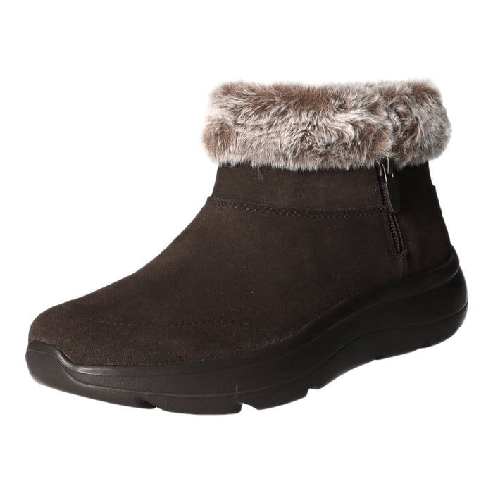 Skechers Schlupf-/Reißverschlußstiefelette Warmfutter bis 35mm Absatz (casual) On-The-GO Encore - Snow-Capped