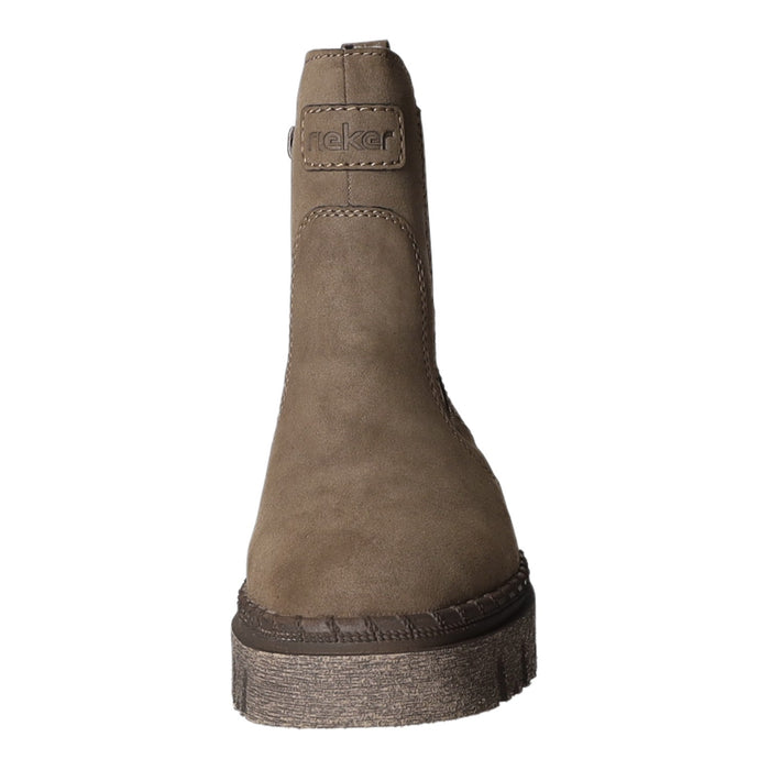 Rieker Schlupf-/Reißverschlußstiefelette Warmfutter bis 35mm Absatz (casual)